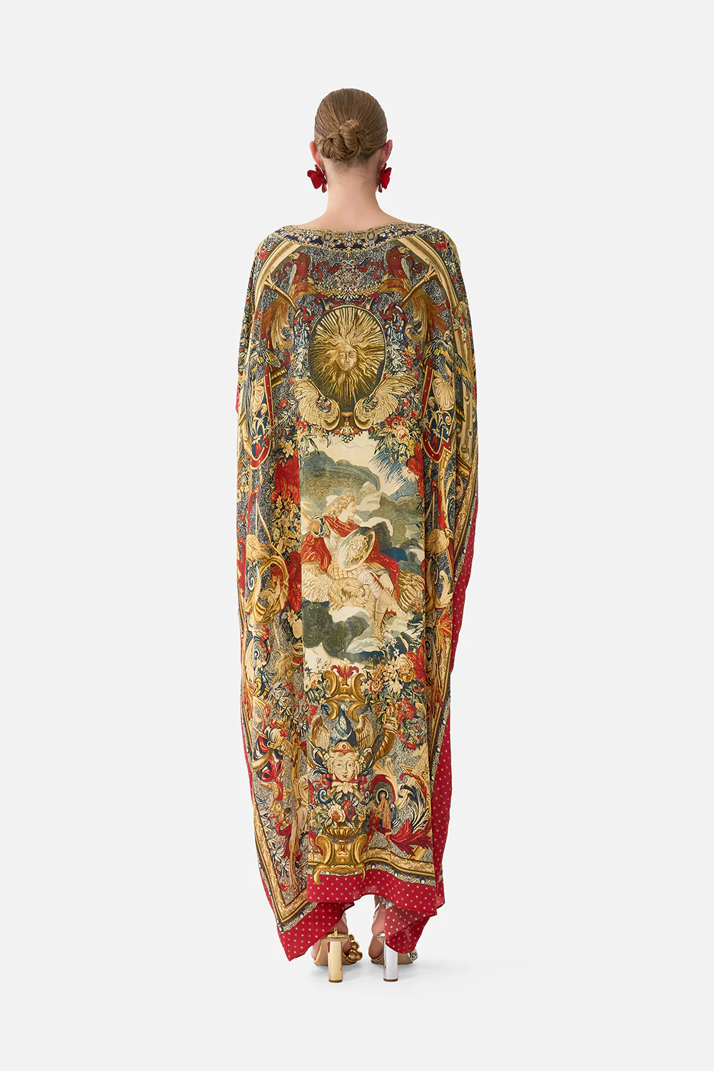 ROUND NECK KAFTAN MEET ME AT THE MET - Image 2