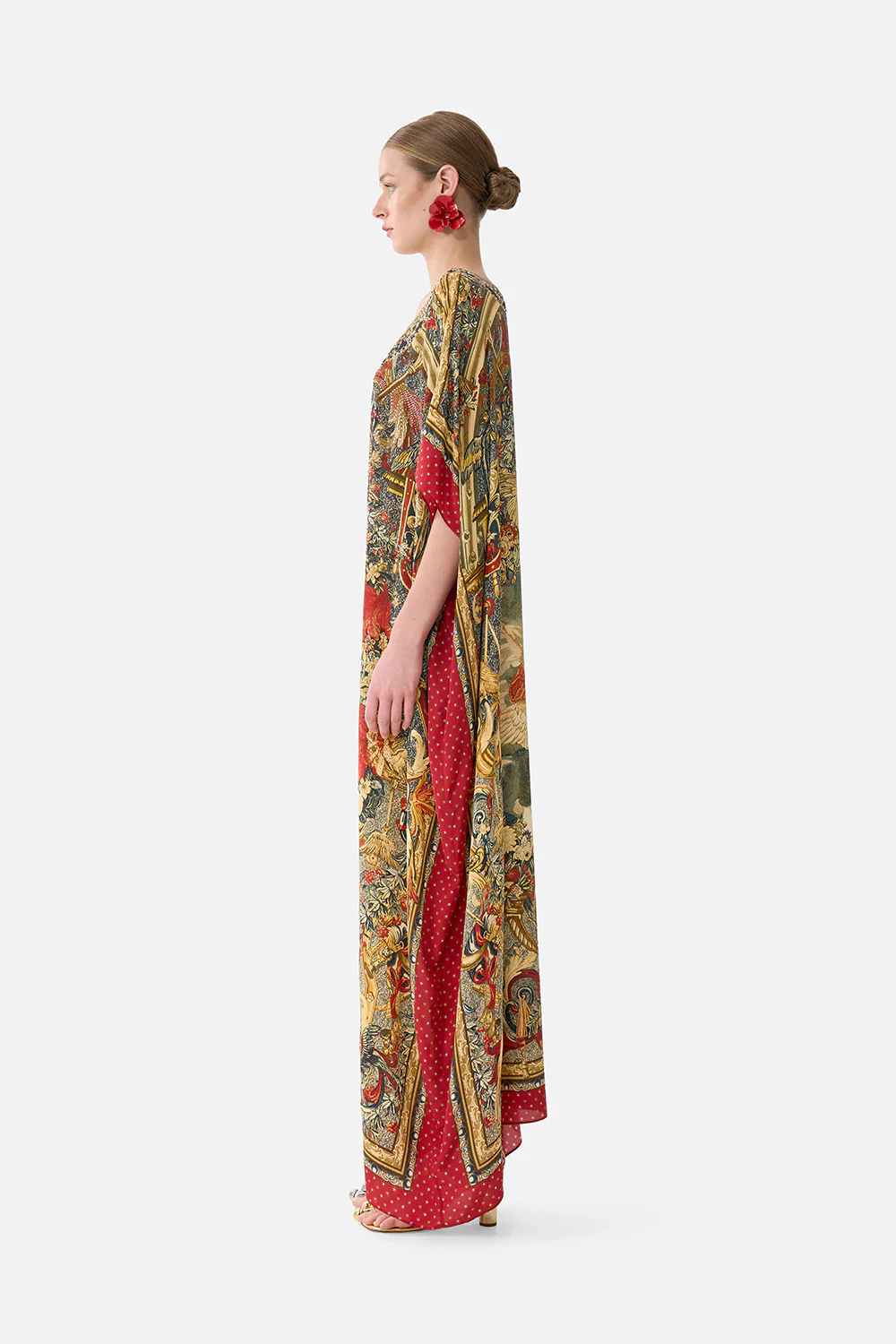 ROUND NECK KAFTAN MEET ME AT THE MET - Image 4