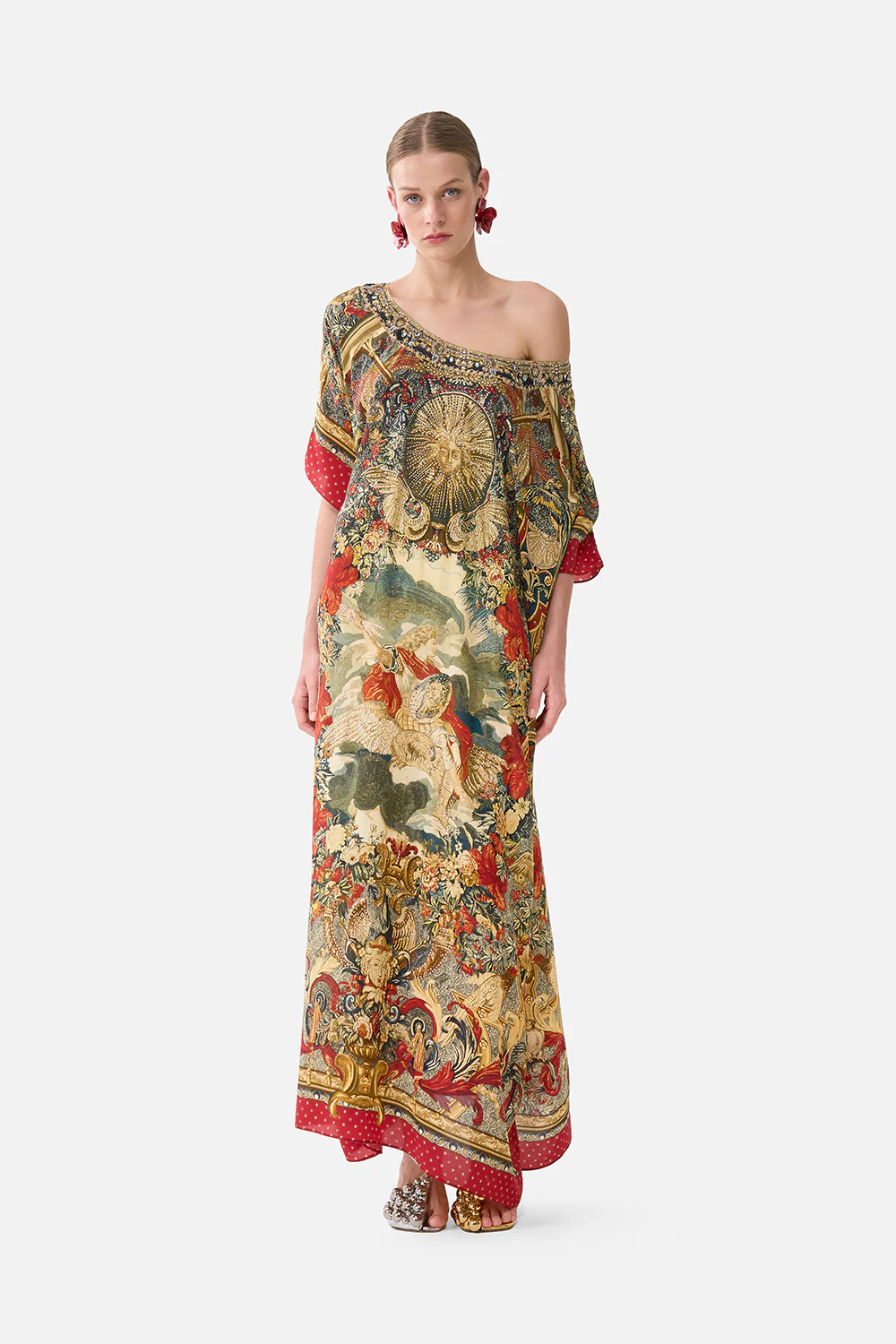 ROUND NECK KAFTAN MEET ME AT THE MET - Image 6