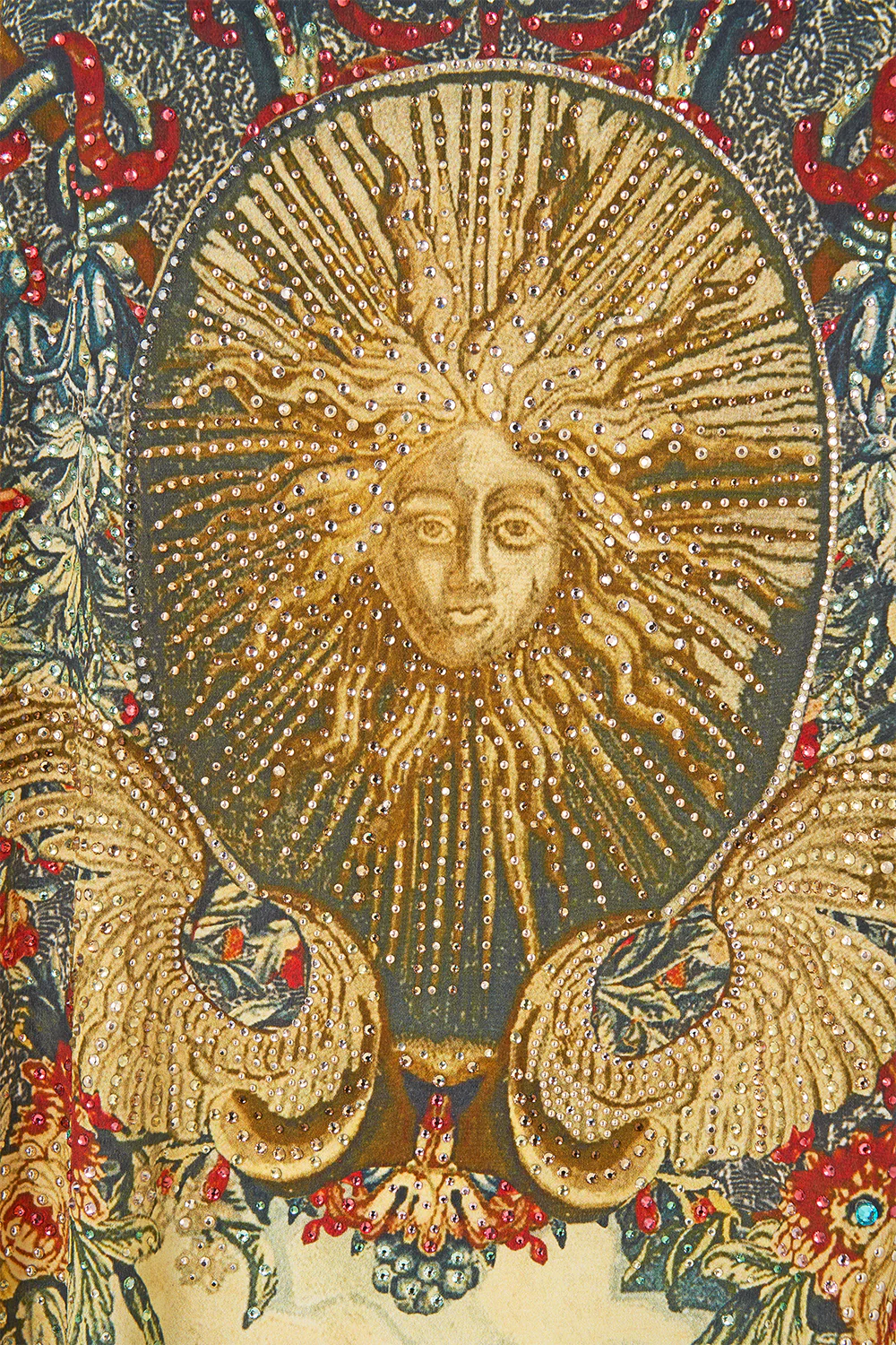 ROUND NECK KAFTAN MEET ME AT THE MET - Image 8