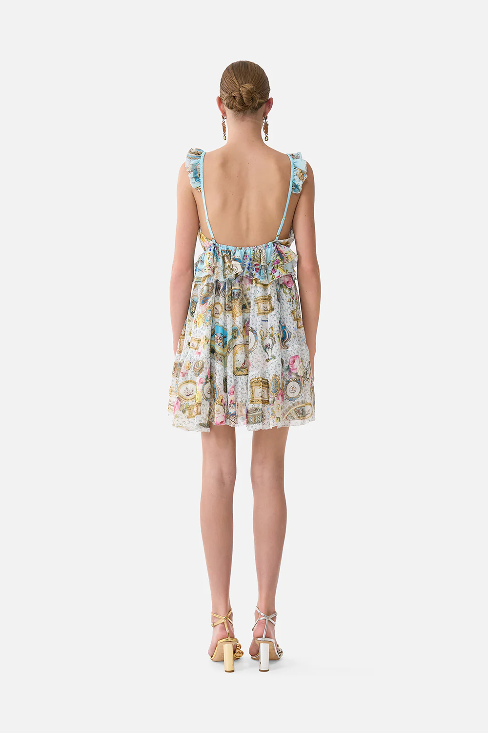 CURVED HEM RUFFLE DRESS ART FOR THE ARTISANS - Image 2