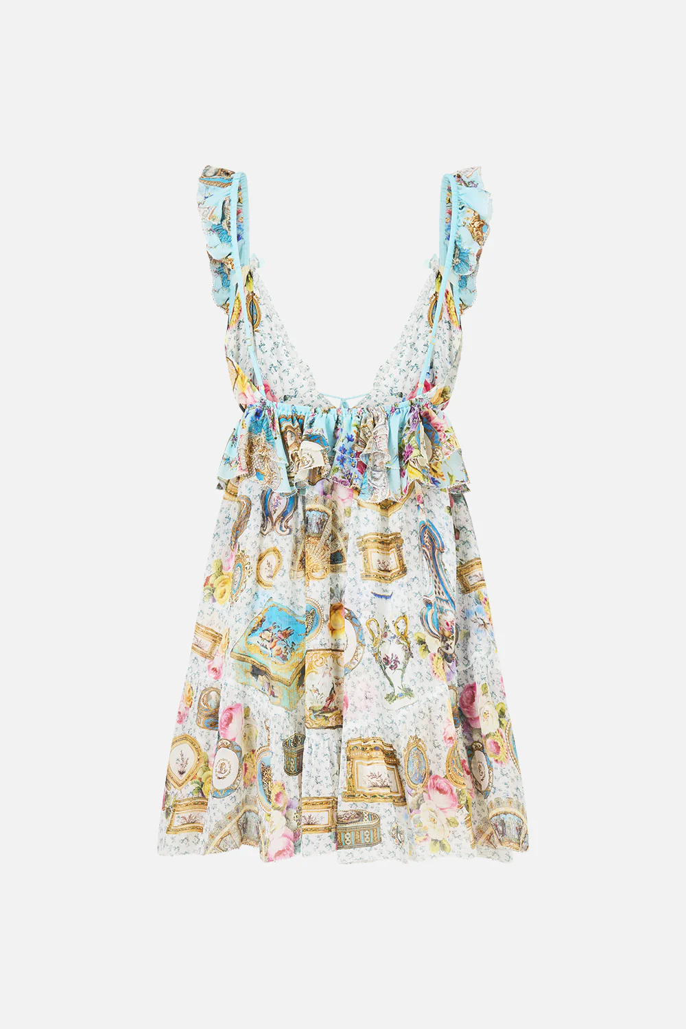 CURVED HEM RUFFLE DRESS ART FOR THE ARTISANS - Image 6