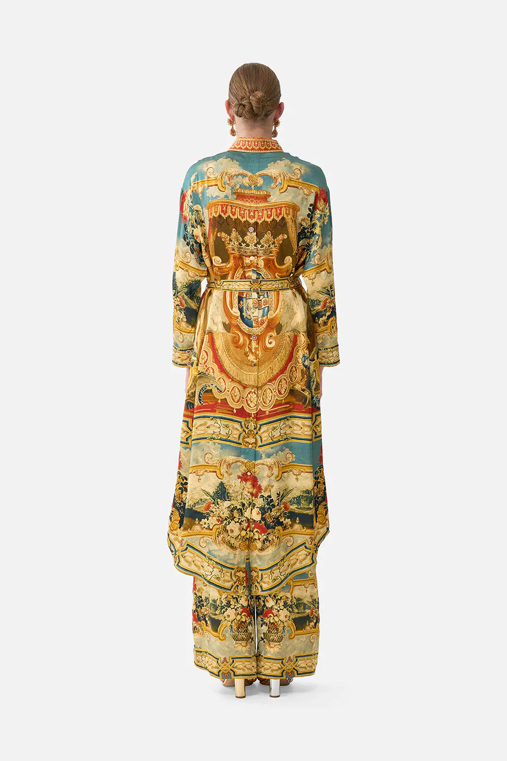 SHIRT DRESS WITH BACK BUTTON DETAIL LIFE’S RICH TAPESTRY - Image 2