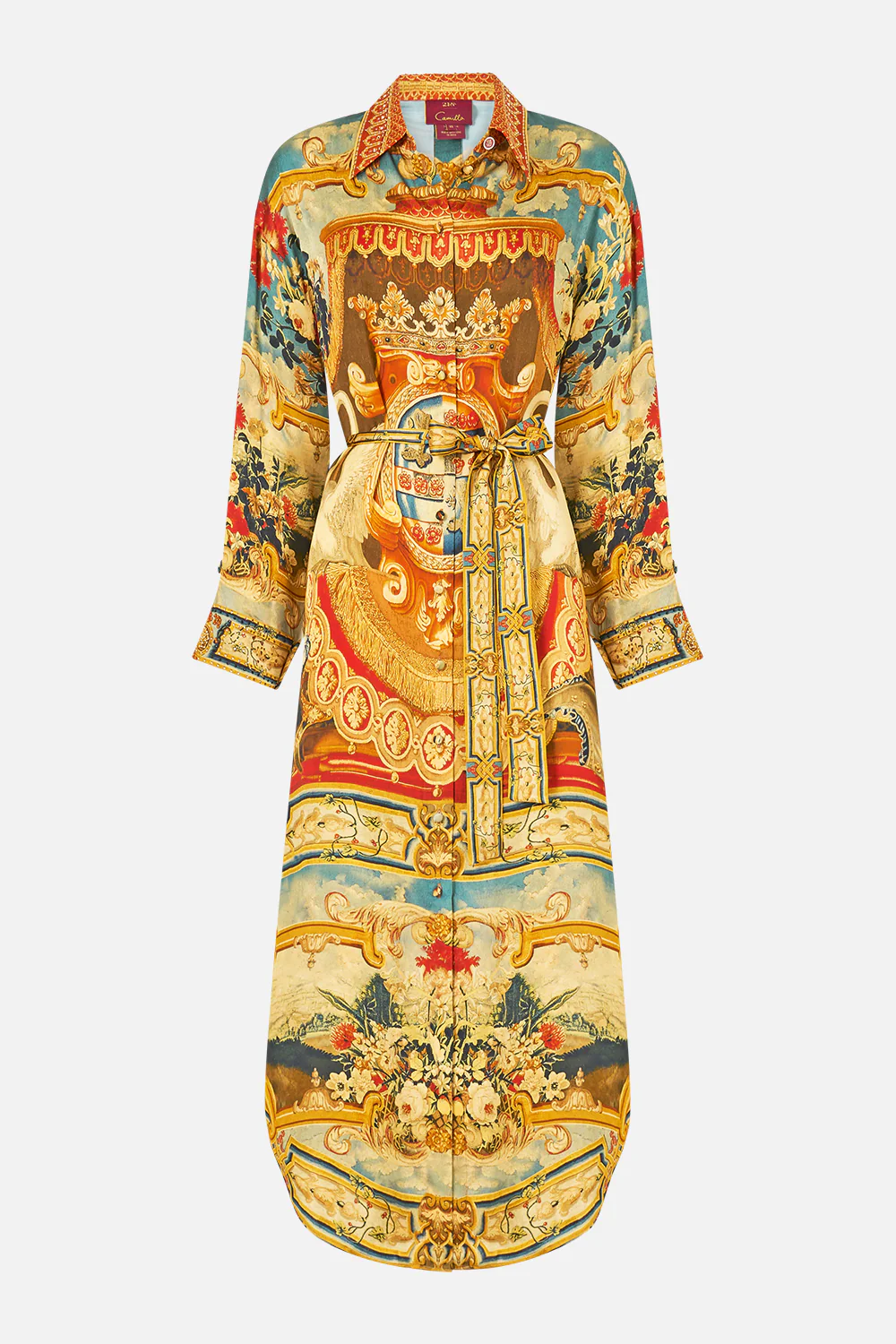SHIRT DRESS WITH BACK BUTTON DETAIL LIFE’S RICH TAPESTRY - Image 3