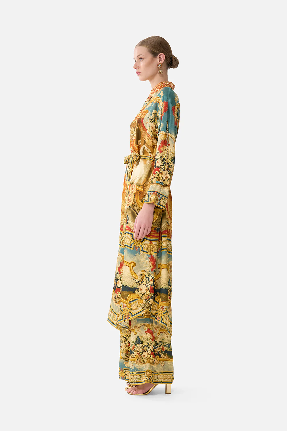 SHIRT DRESS WITH BACK BUTTON DETAIL LIFE’S RICH TAPESTRY - Image 4