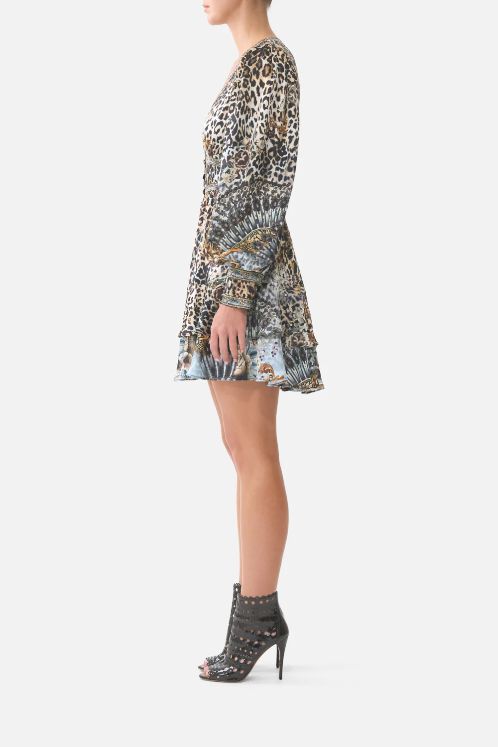 BUTTON FRONT FRILL DRESS FIESTA, SIESTA, REPEAT - Image 4