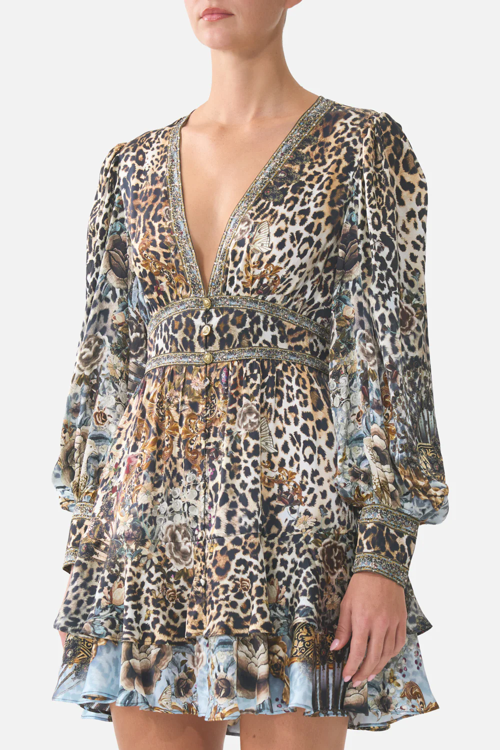 BUTTON FRONT FRILL DRESS FIESTA, SIESTA, REPEAT - Image 5