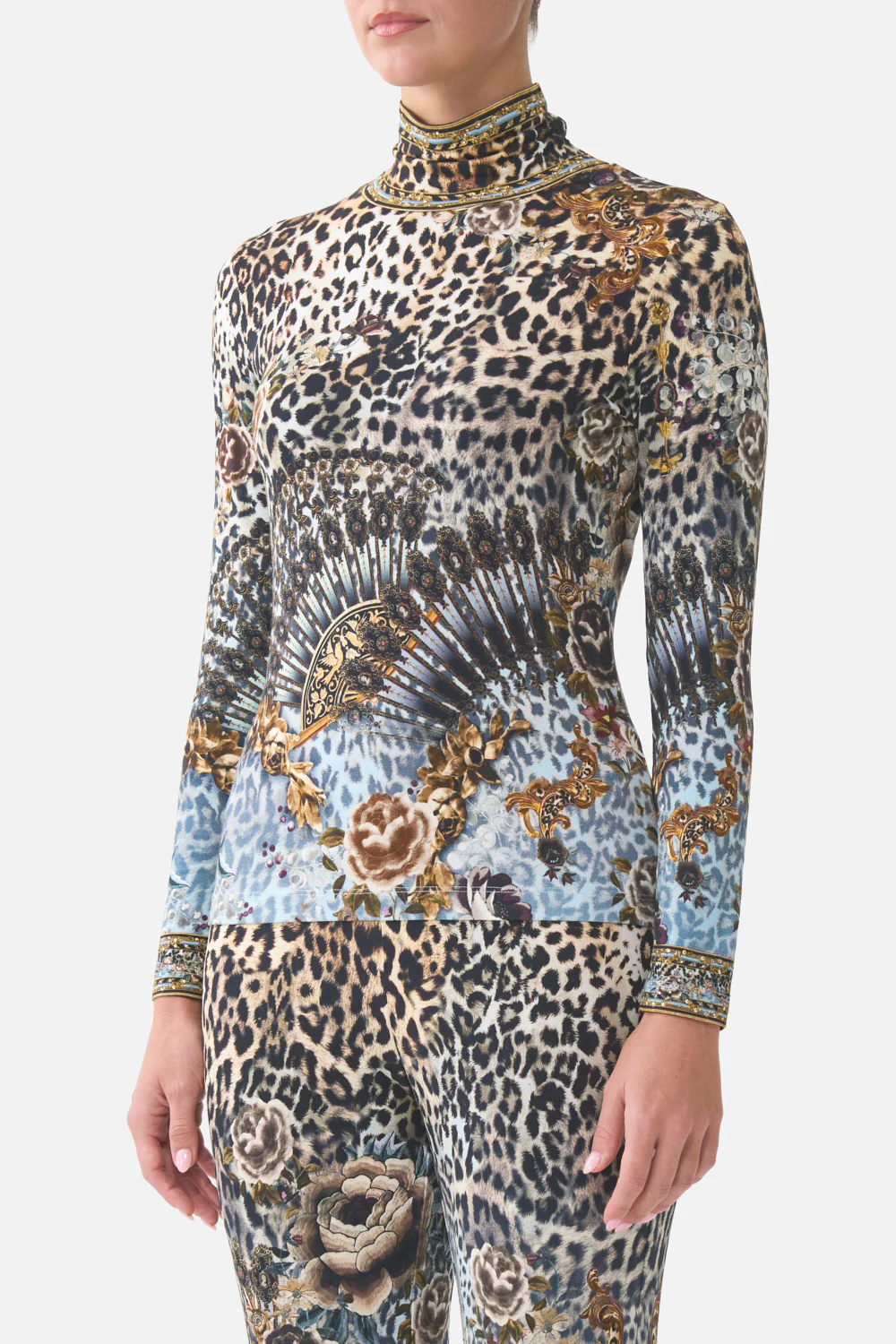 JERSEY TURTLENECK FIESTA, SIESTA, REPEAT - Image 5