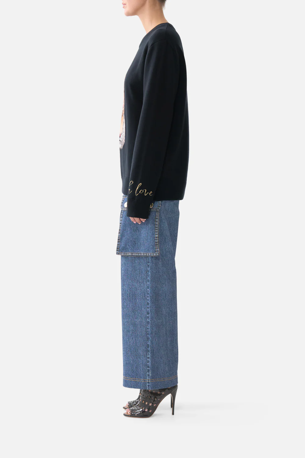 RELAXED CREW NECK JUMPER FIESTA, SIESTA, REPEAT - Image 4