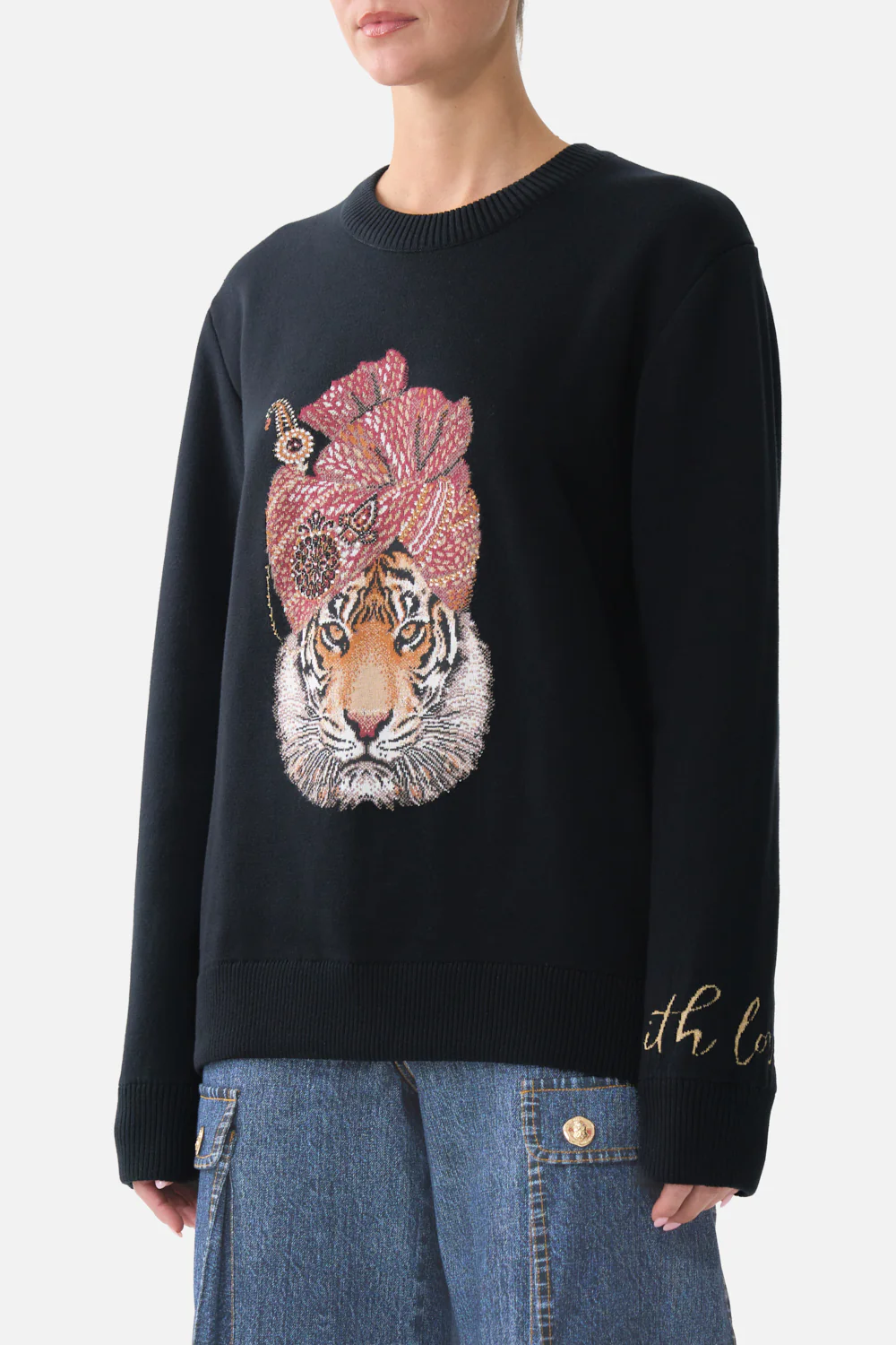 RELAXED CREW NECK JUMPER FIESTA, SIESTA, REPEAT - Image 5