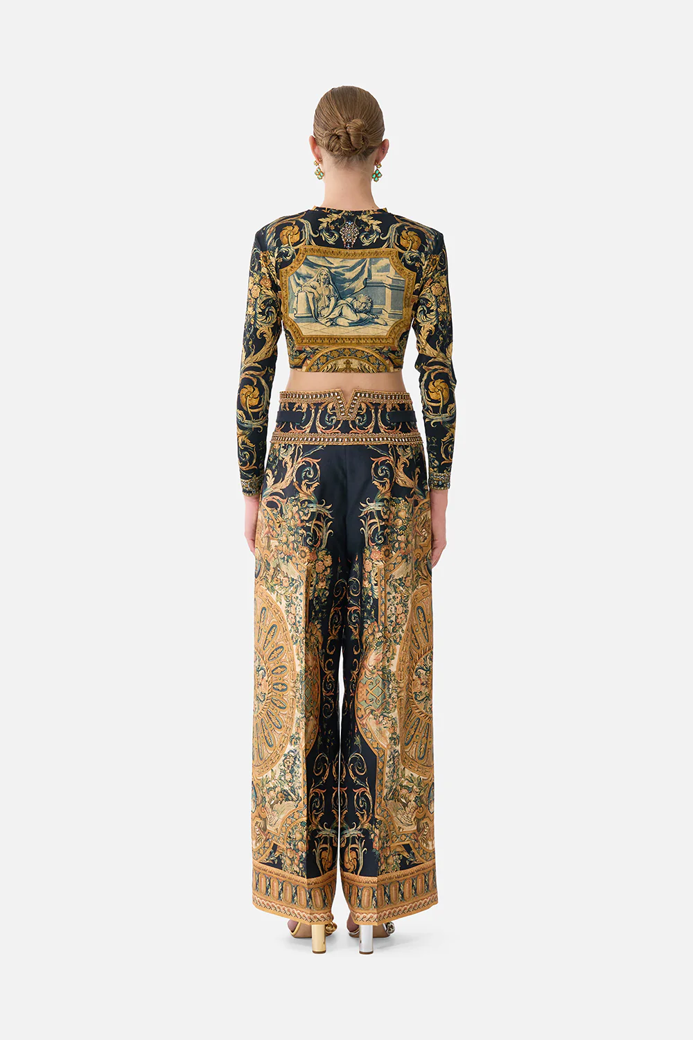 JERSEY LONG SLEEVE TOP WITH HARDWARE MUSEUM MEMOIRS - Image 2