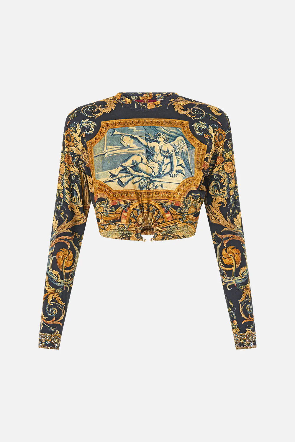 JERSEY LONG SLEEVE TOP WITH HARDWARE MUSEUM MEMOIRS - Image 3