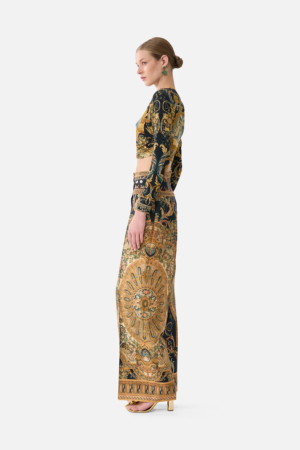JERSEY LONG SLEEVE TOP WITH HARDWARE MUSEUM MEMOIRS - Image 4