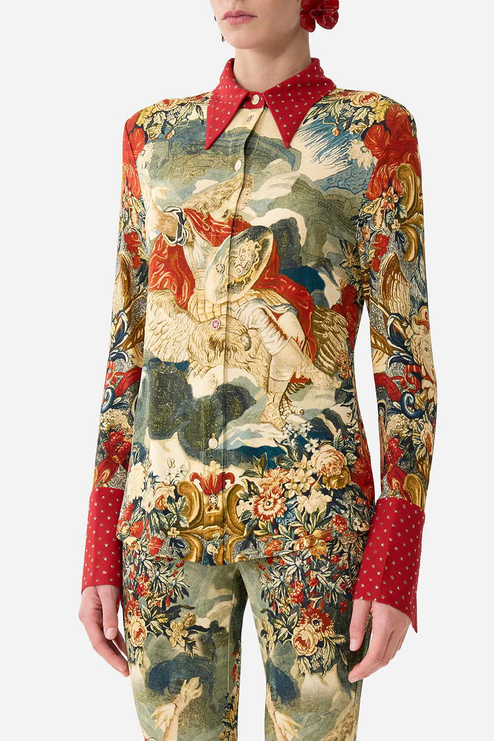 FITTED JERSEY SHIRT MEET ME AT THE MET - Image 5