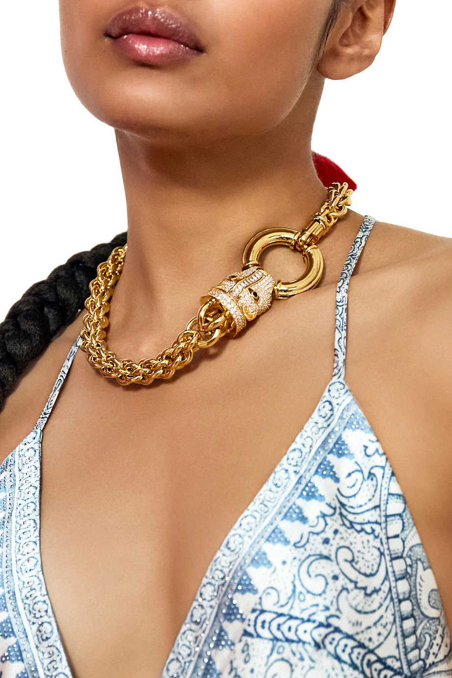 SAVAGE BEAUTY CHAIN NECKLACE GOLD - Image 3
