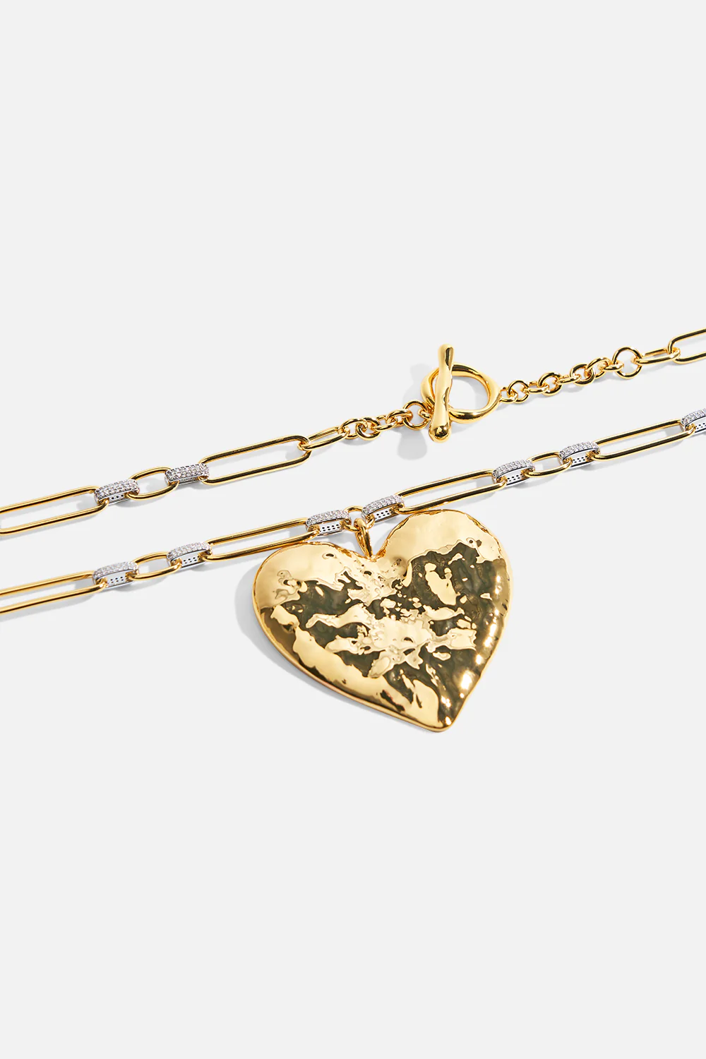 THE HEART STRING QUINTET PENDANT NECKLACE GOLD - Image 3