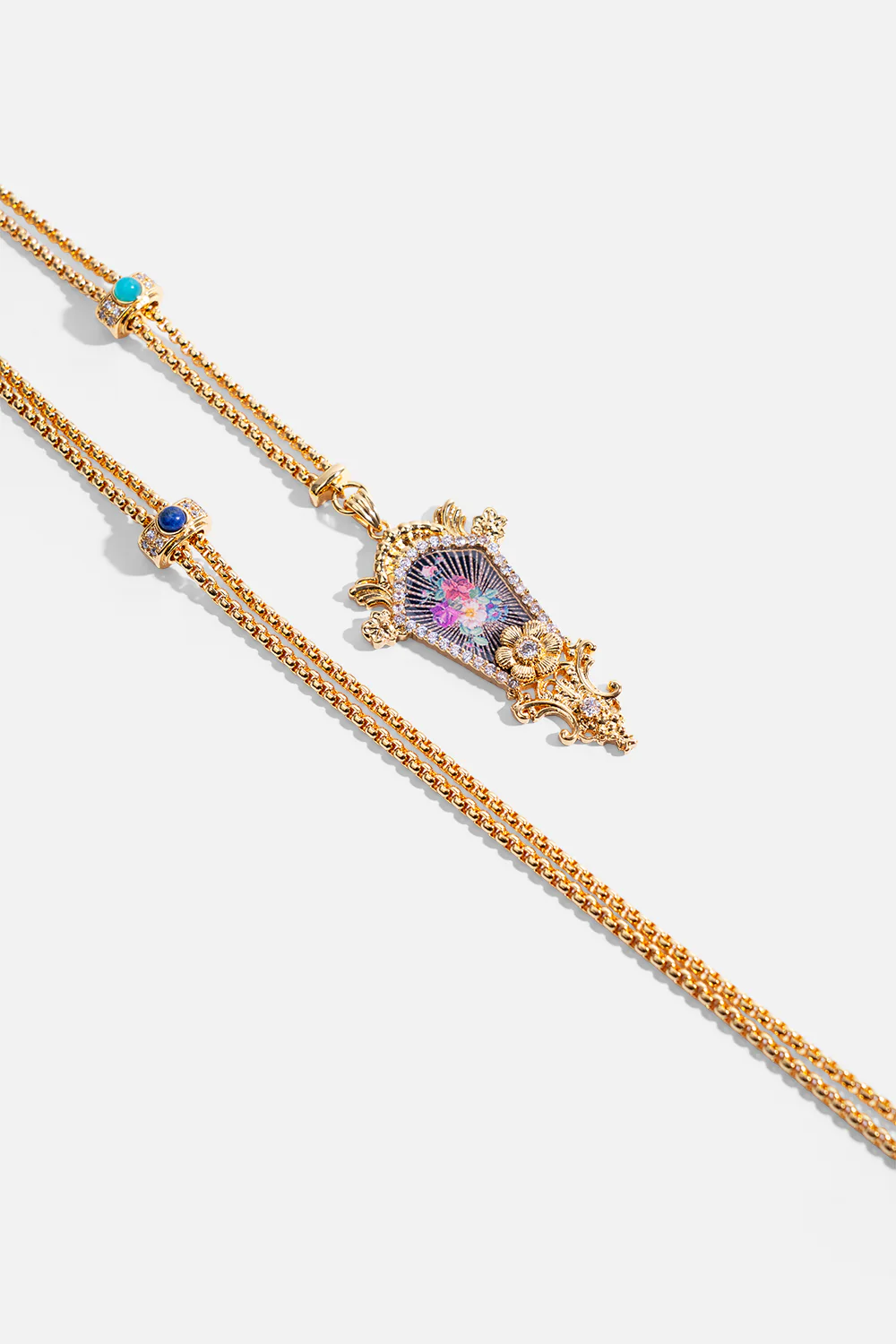 MY CAMEO ROMEO PENDANT NECKLACE GOLD - Image 2