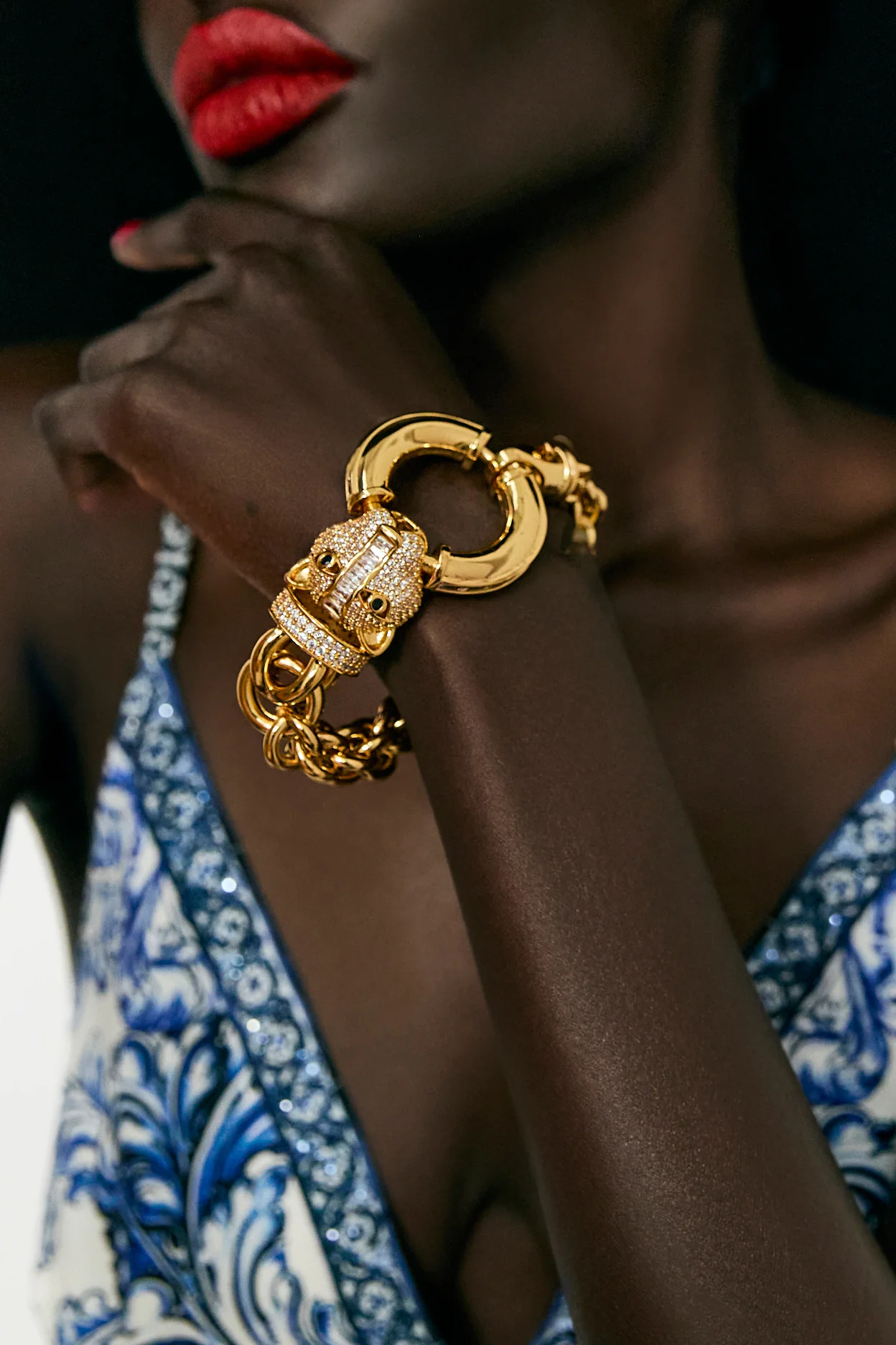 SAVAGE BEAUTY CHAIN BRACELET GOLD - Image 3