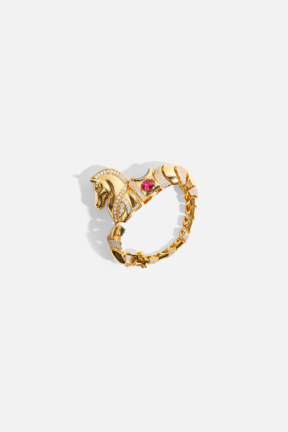 SAVAGE BEAUTY HORSE BRACELET GOLD - Image 2