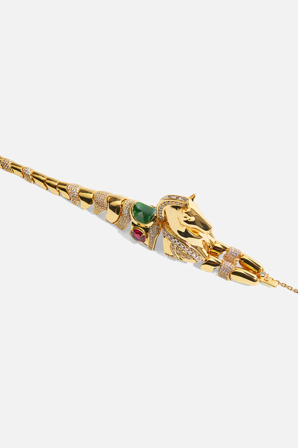 SAVAGE BEAUTY HORSE BRACELET GOLD - Image 4