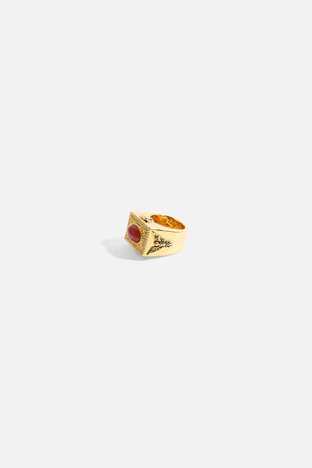 A SPANISH STATEMENT GEMSTONE RING GOLD - Image 2