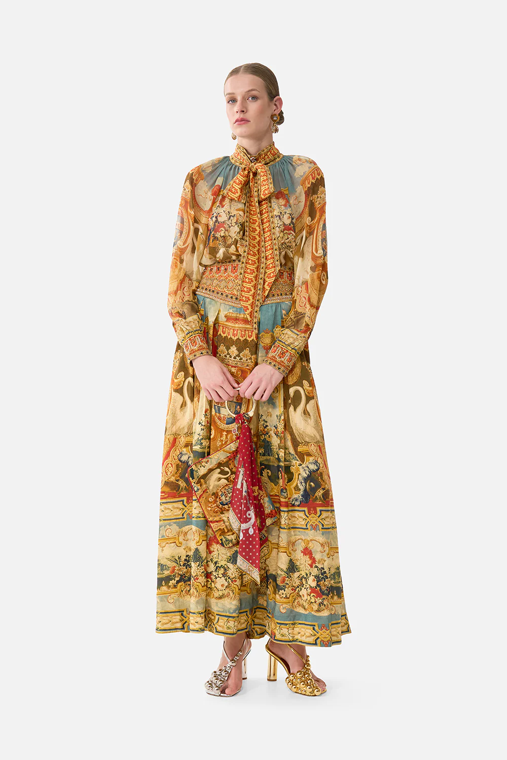 RING SCARF CLUTCH LIFE’S RICH TAPESTRY - Image 4