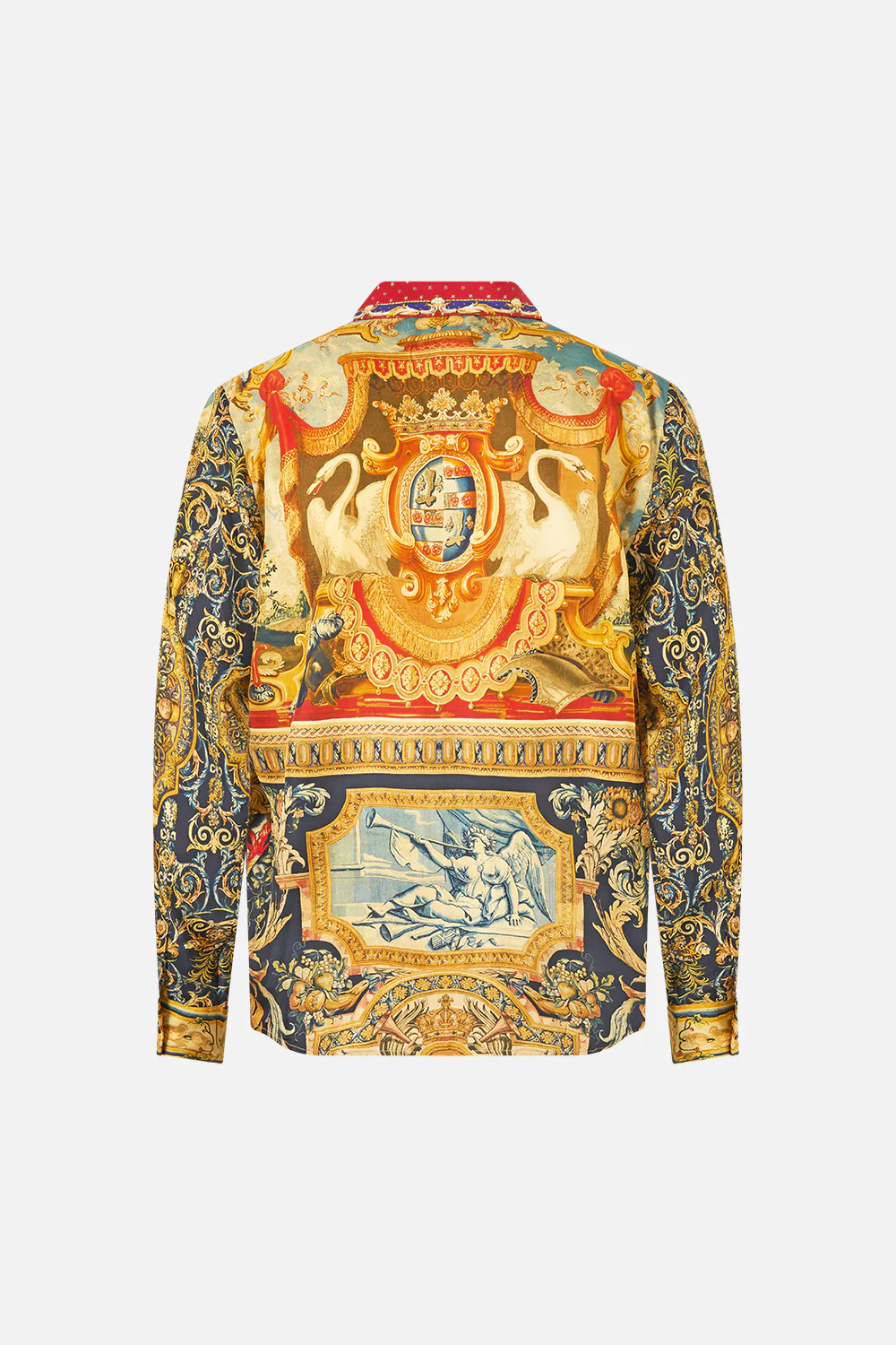 LONG SLEEVE HIDDEN PLACKET SHIRT MEET ME AT THE MET - Image 2