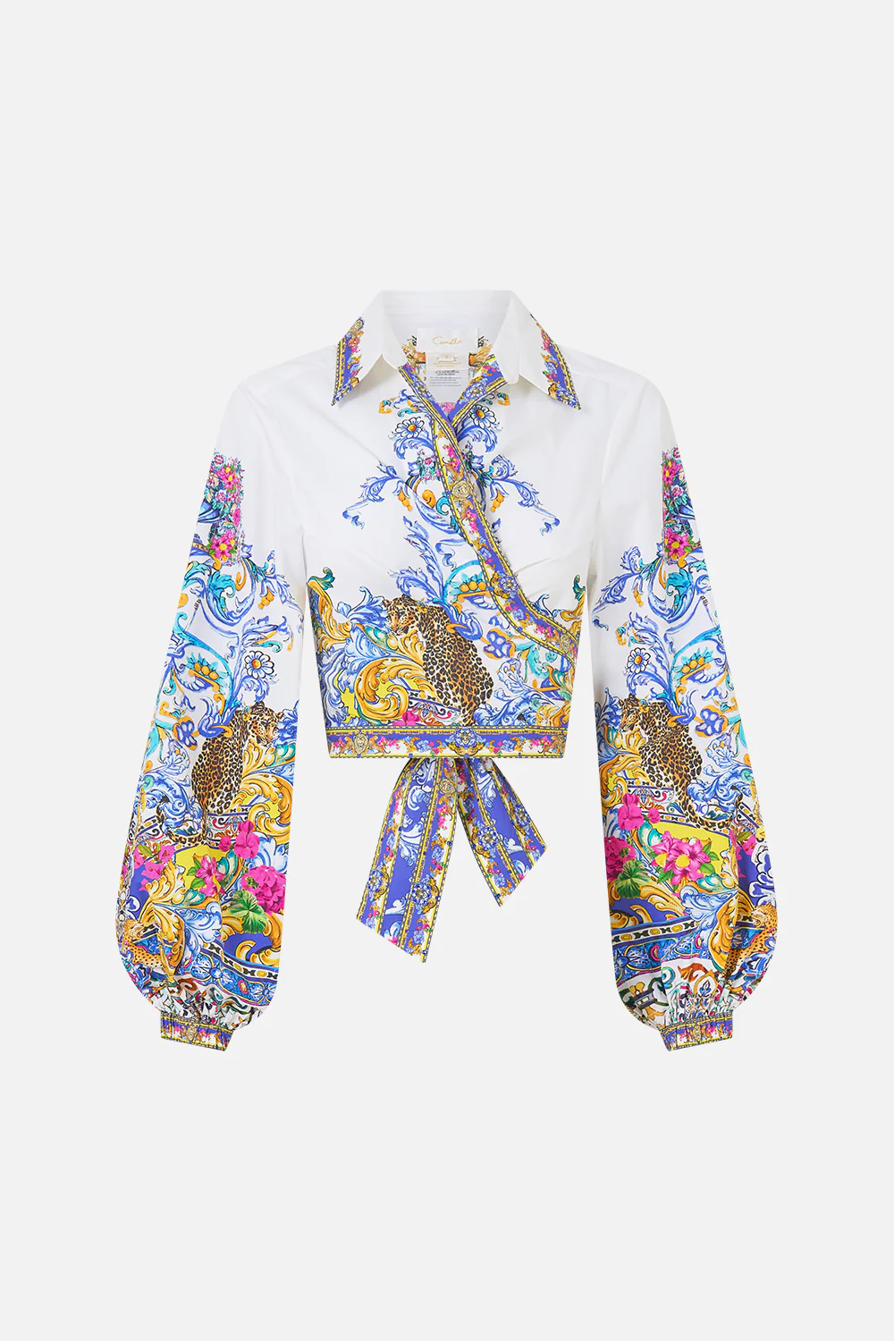 CROPPED WRAP SHIRT MILLA IN SEVILLA - Image 3