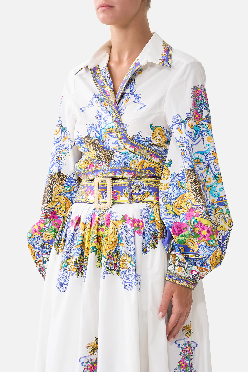 CROPPED WRAP SHIRT MILLA IN SEVILLA - Image 5