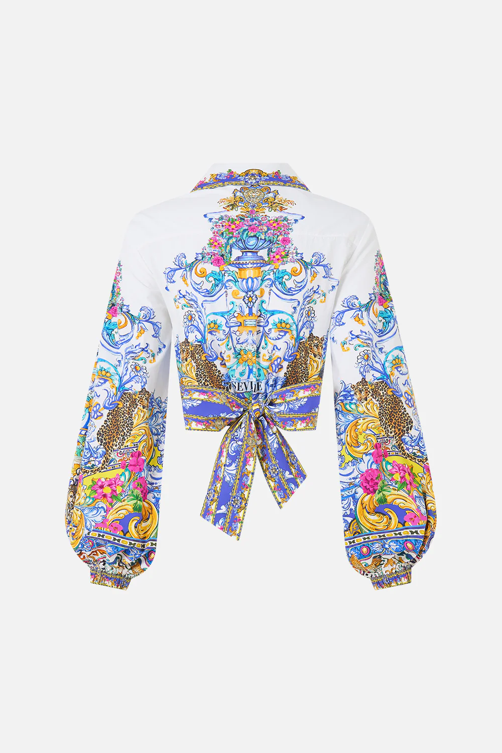 CROPPED WRAP SHIRT MILLA IN SEVILLA - Image 6