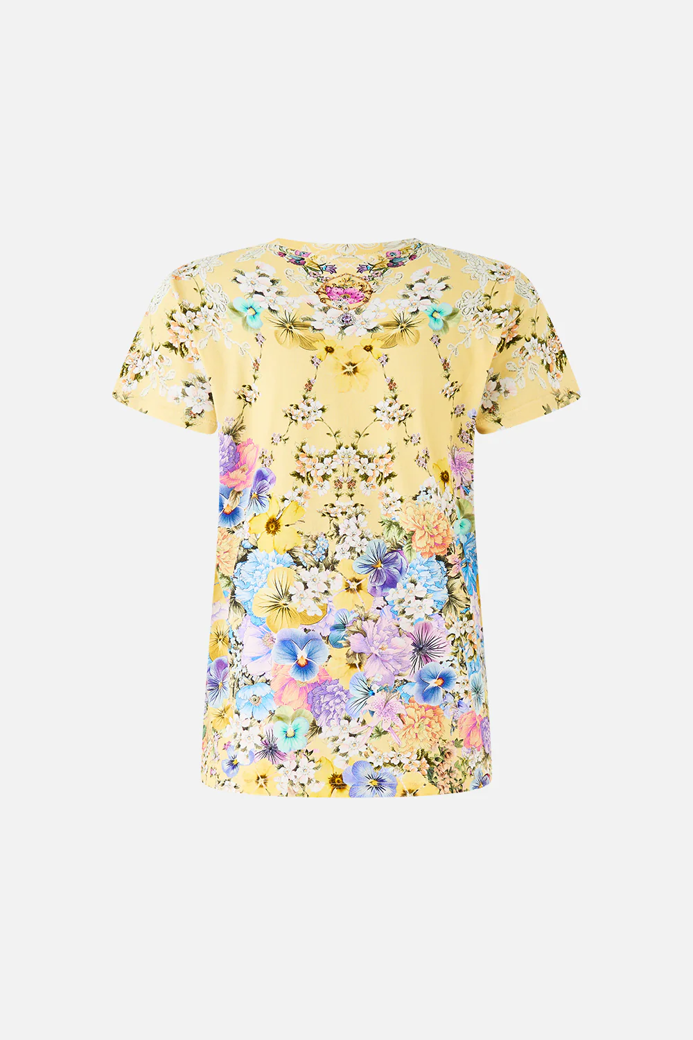 SLIM FIT ROUND NECK T-SHIRT DARLING BUDS - Image 6