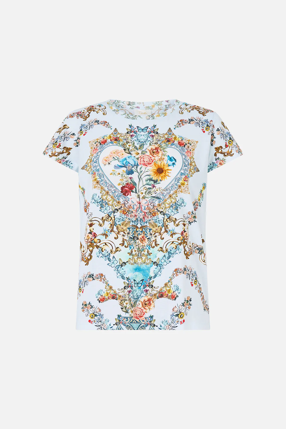 SLIM FIT ROUND NECK T-SHIRT SEVILLE SWEETHEART - Image 3