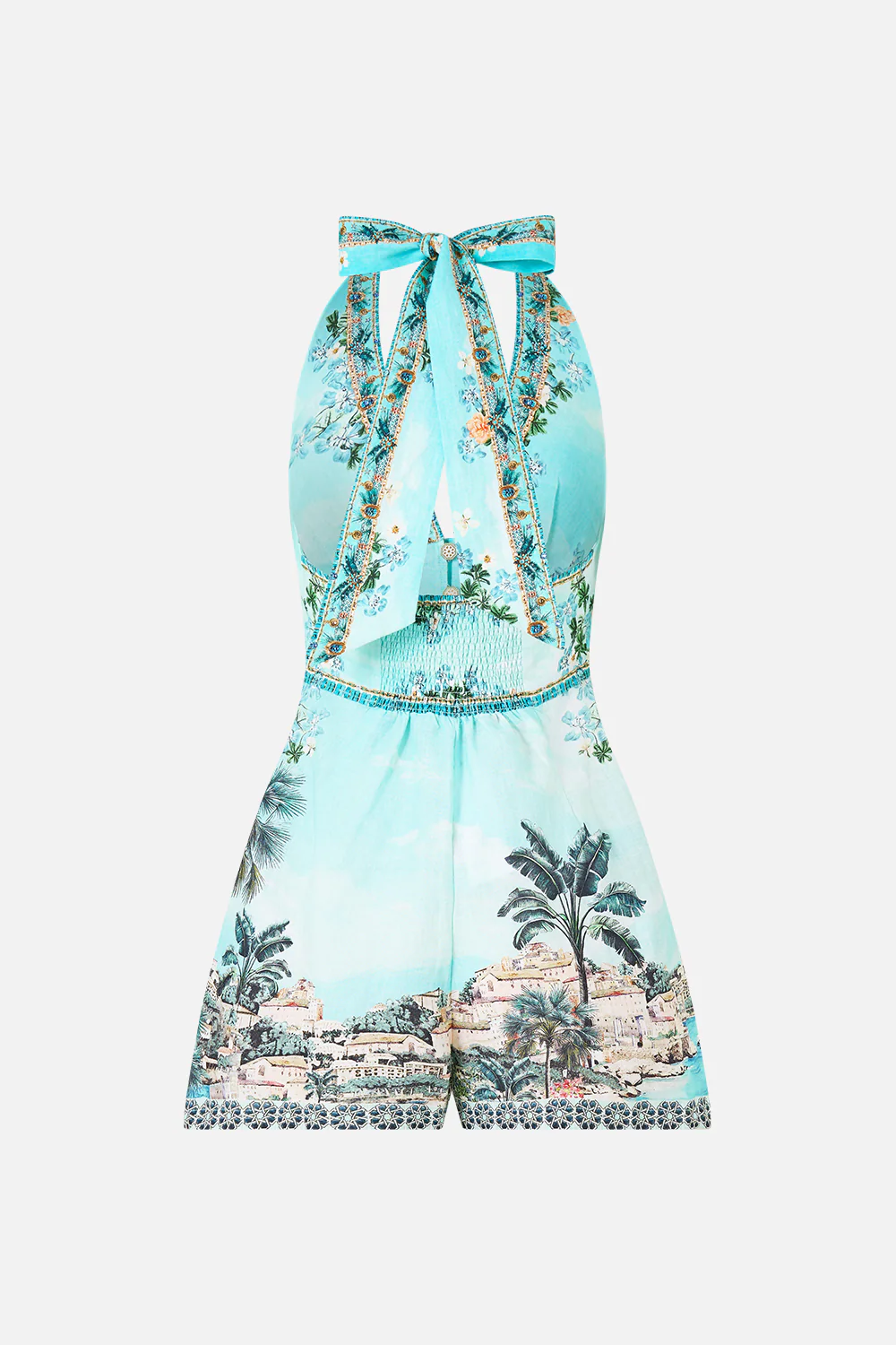 BUTTON FRONT HALTER PLAYSUIT BALEARIC BEBÉ - Image 6