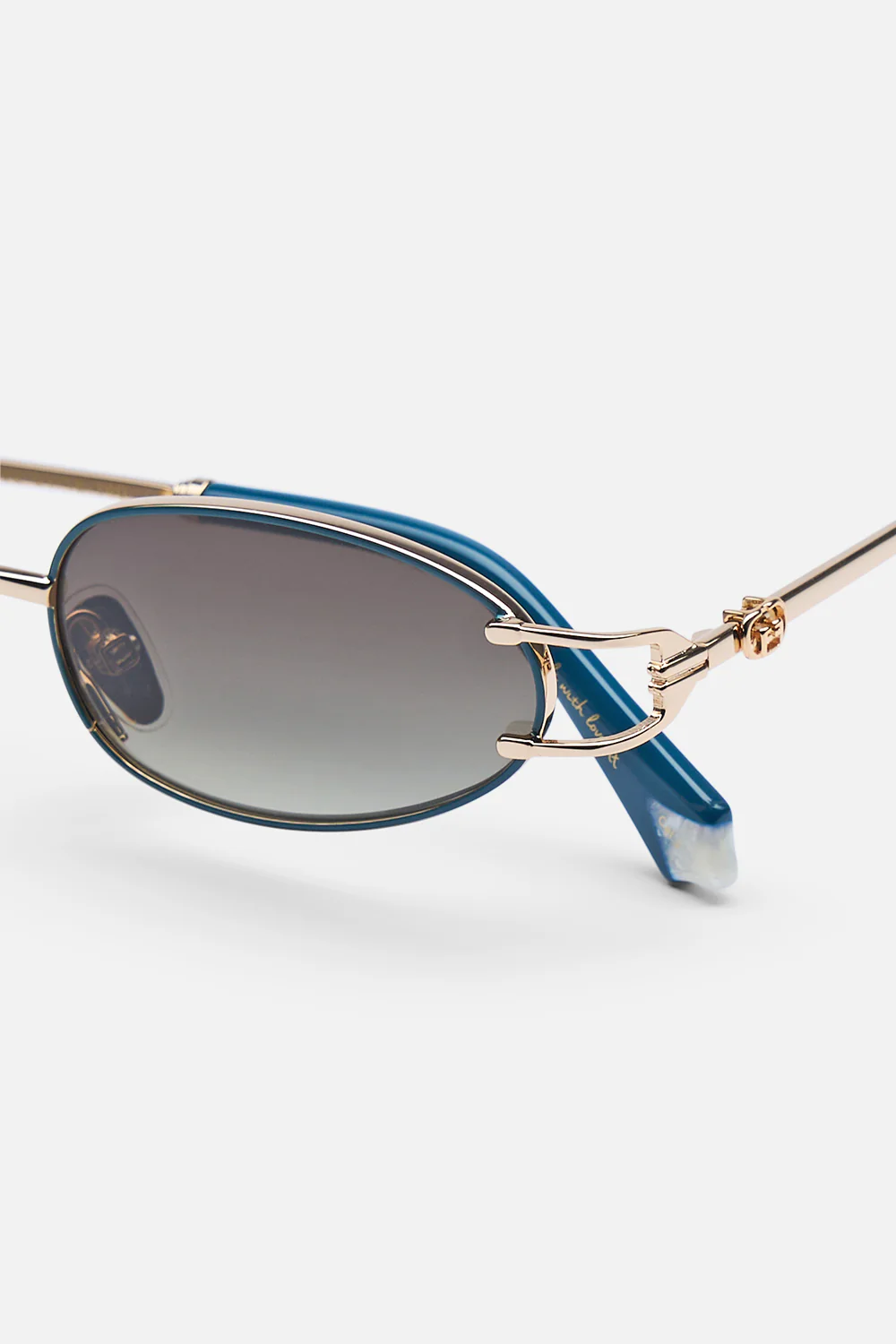BOUND FOR BOHEMIA SUNGLASSES GOLD / TEAL - Image 3