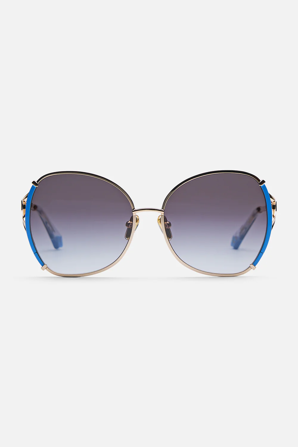 LADY LIBERTINE SUNGLASSES GOLD / BLUE - Image 2