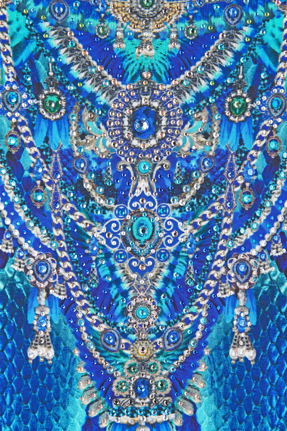 JERSEY SCOOP NECK TANK DRESS THE SAPPHIRE SERPENT - Image 7