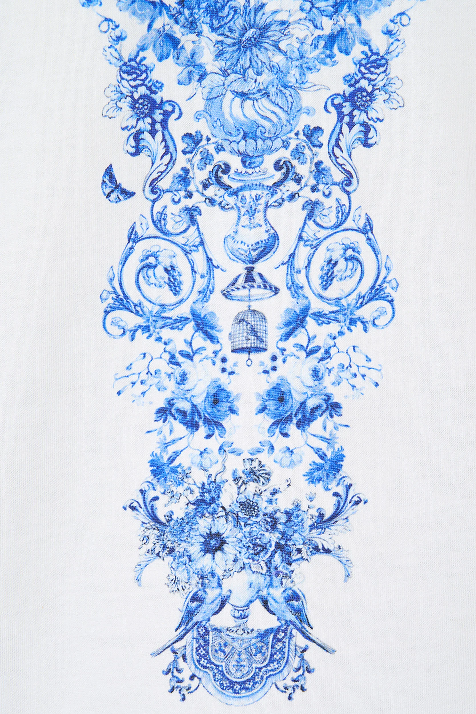 SLIM FIT ROUND NECK T-SHIRT CERAMIC PANORAMIC - Image 7