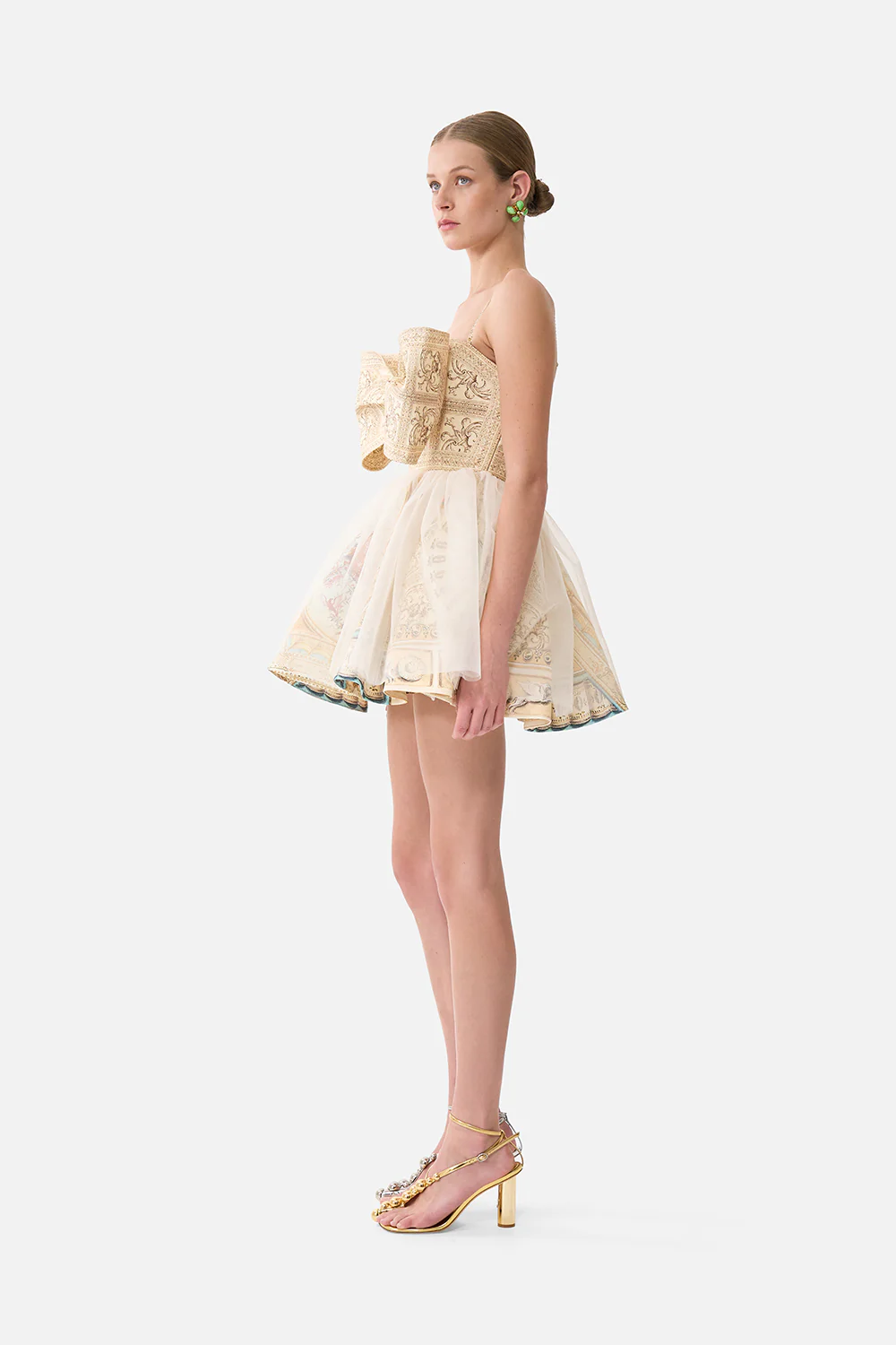 SHORT DRESS WITH BOW DETAIL A BELOVED BOUDOIR - Image 4