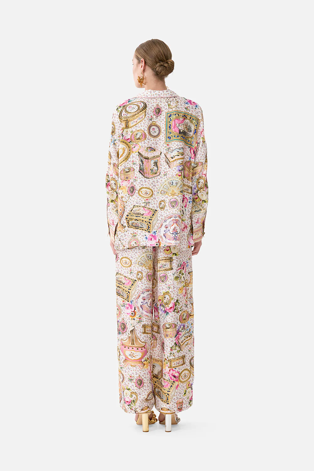 WIDE LEG WAISTED PANT IN THE HEART OF ART - Image 2