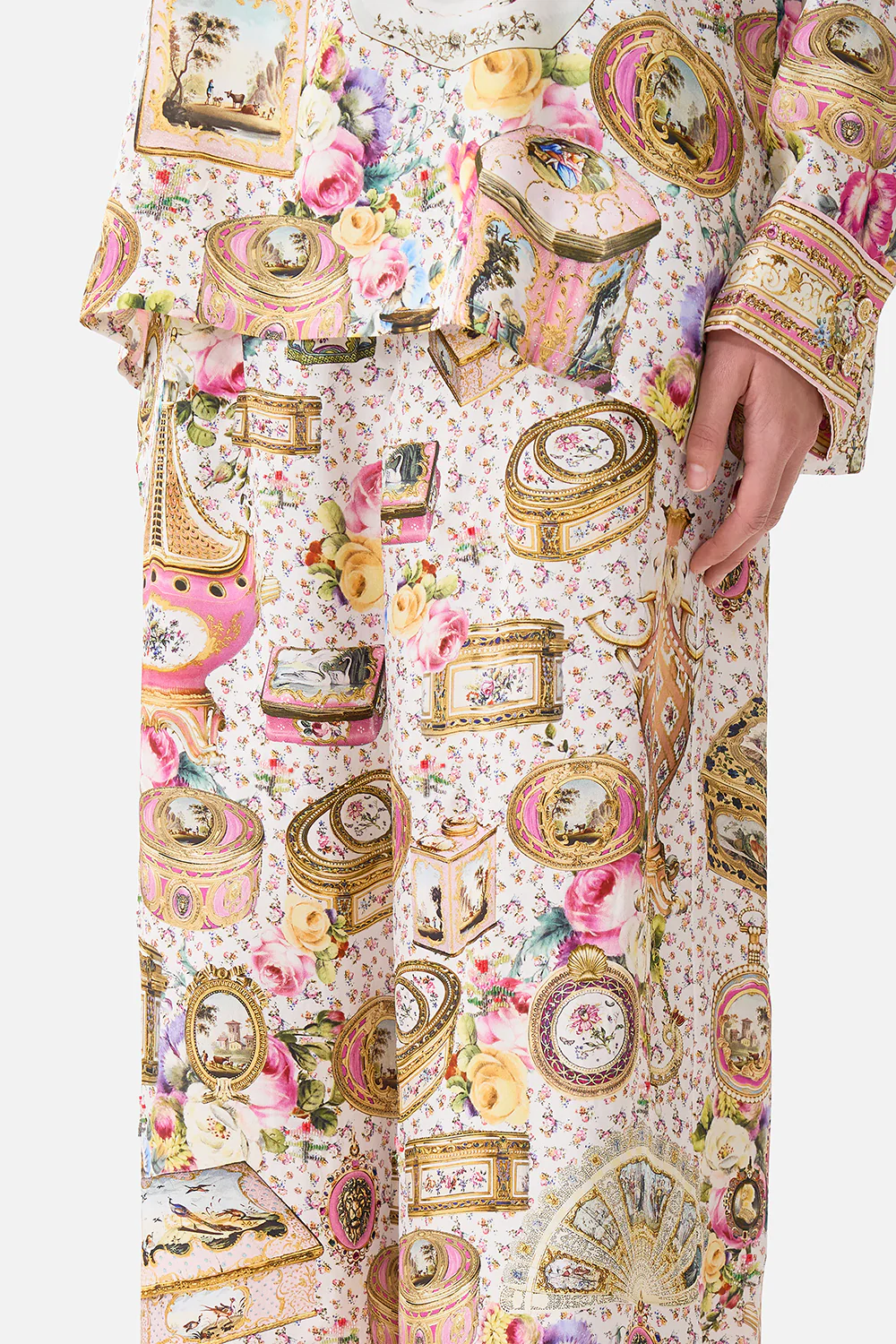 WIDE LEG WAISTED PANT IN THE HEART OF ART - Image 5