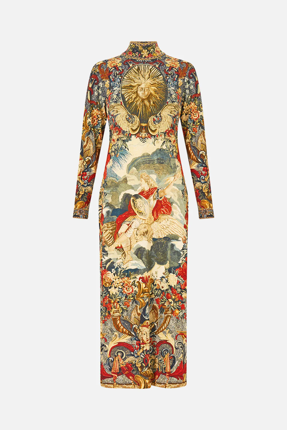 TURTLE NECK JERSEY DRESS MEET ME AT THE MET - Image 3