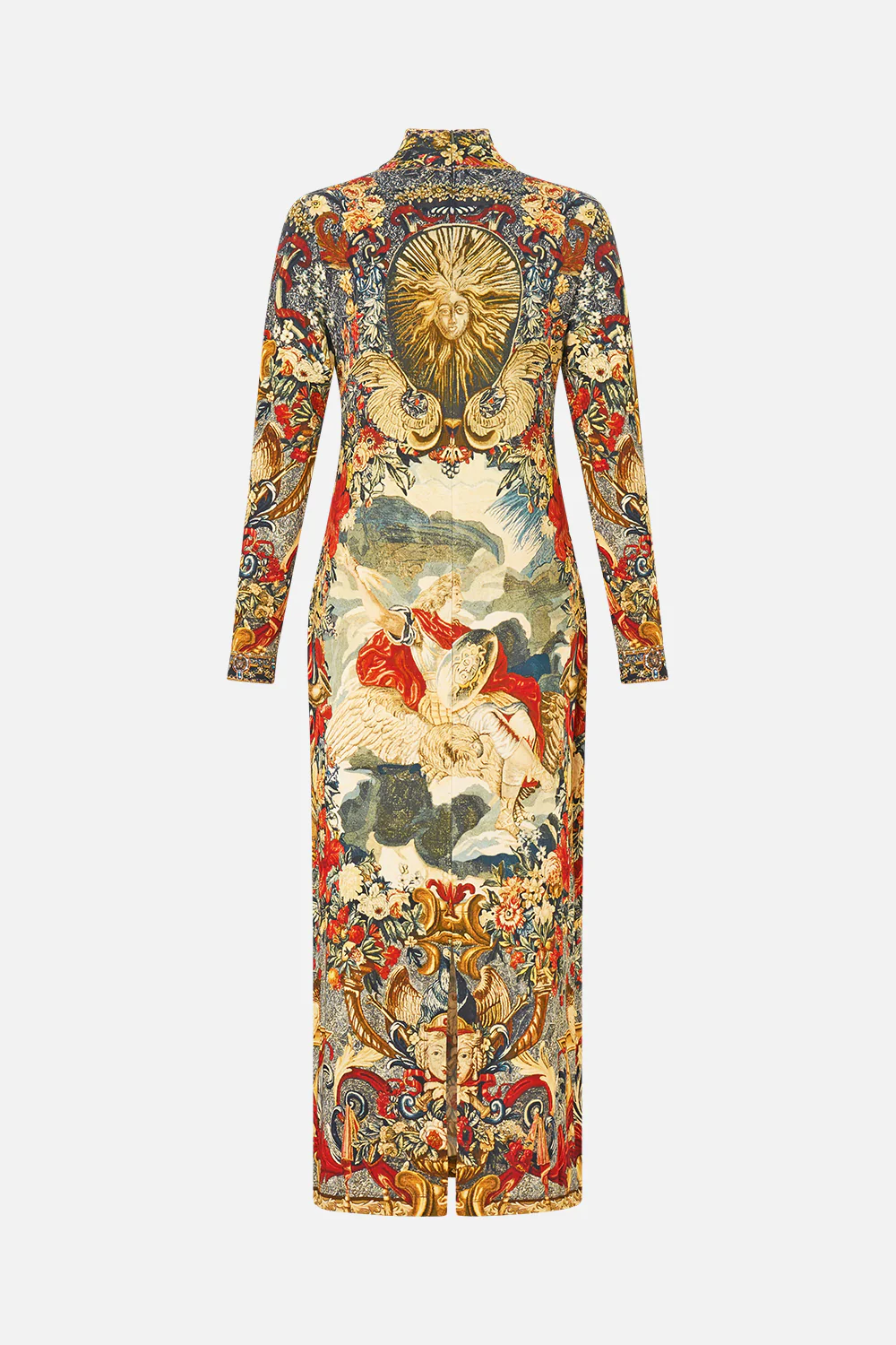 TURTLE NECK JERSEY DRESS MEET ME AT THE MET - Image 6