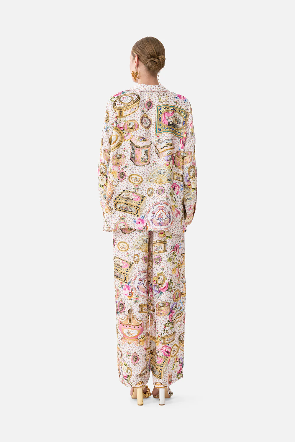 RELAXED COLLARED SHIRT WITH POCKET IN THE HEART OF ART - Image 2