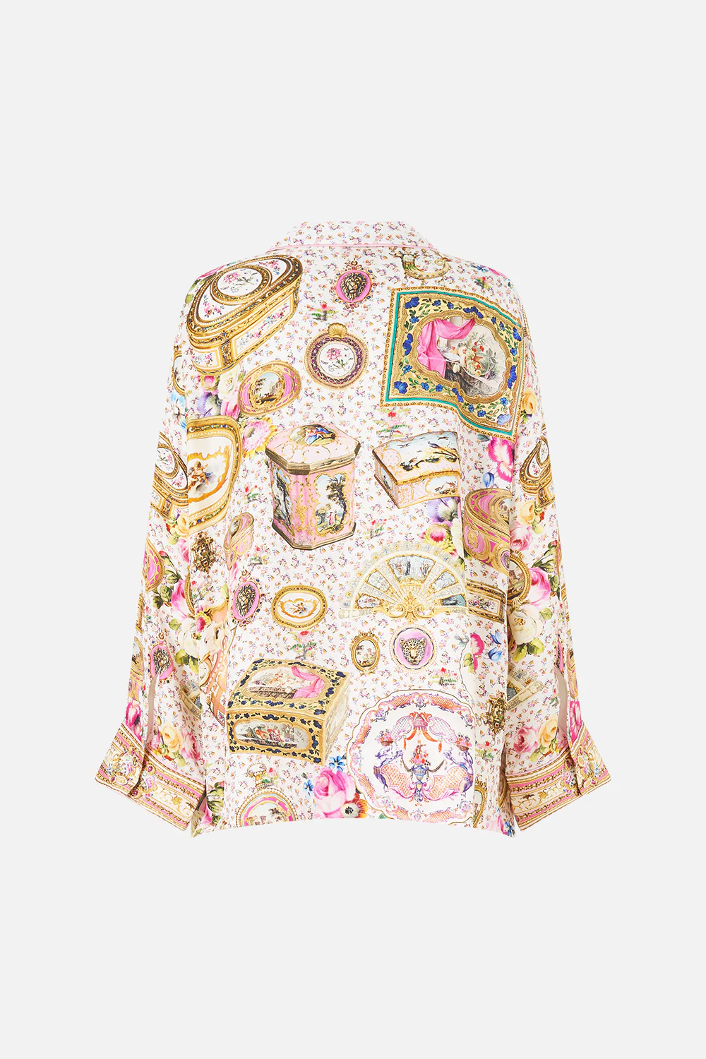 RELAXED COLLARED SHIRT WITH POCKET IN THE HEART OF ART - Image 6