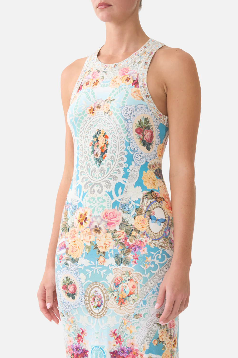 JERSEY TANK DRESS A TASTE FOR LACE - Image 5