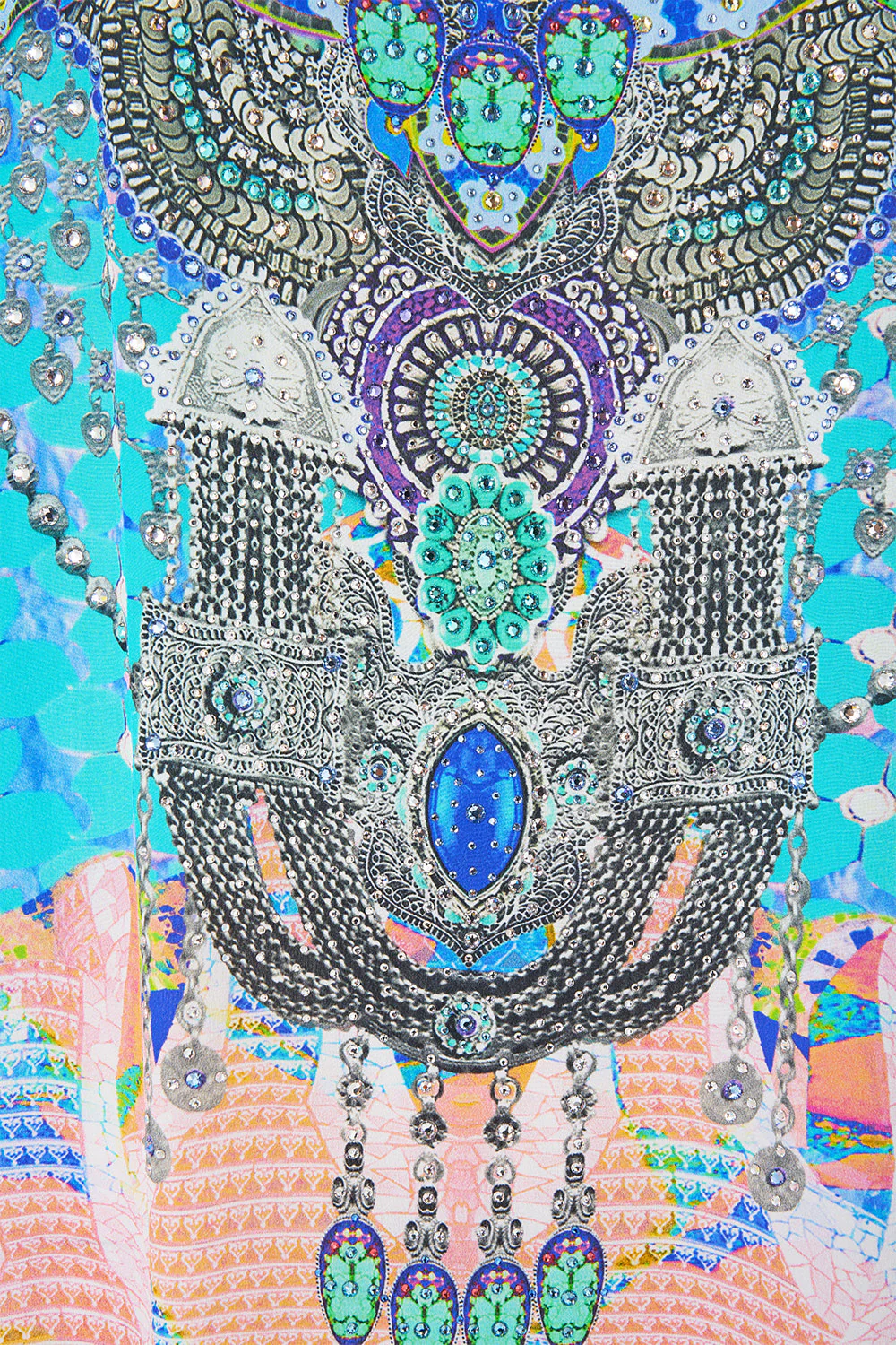 ROUND NECK KAFTAN GAUDI TRIBUTE - Image 7