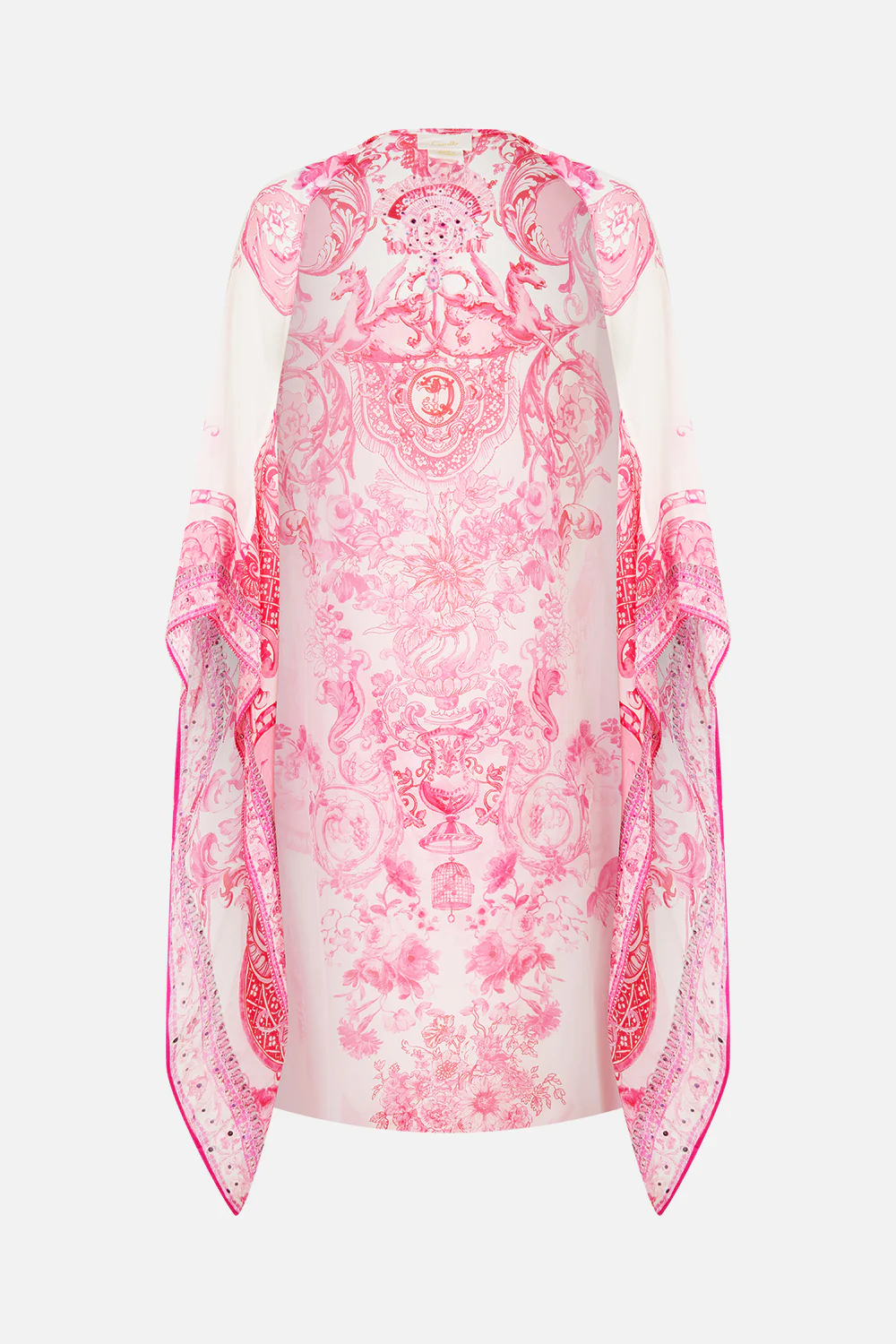 SILK CHIFFON SHRUG LIVIN LA VIDA ROSA - Image 3