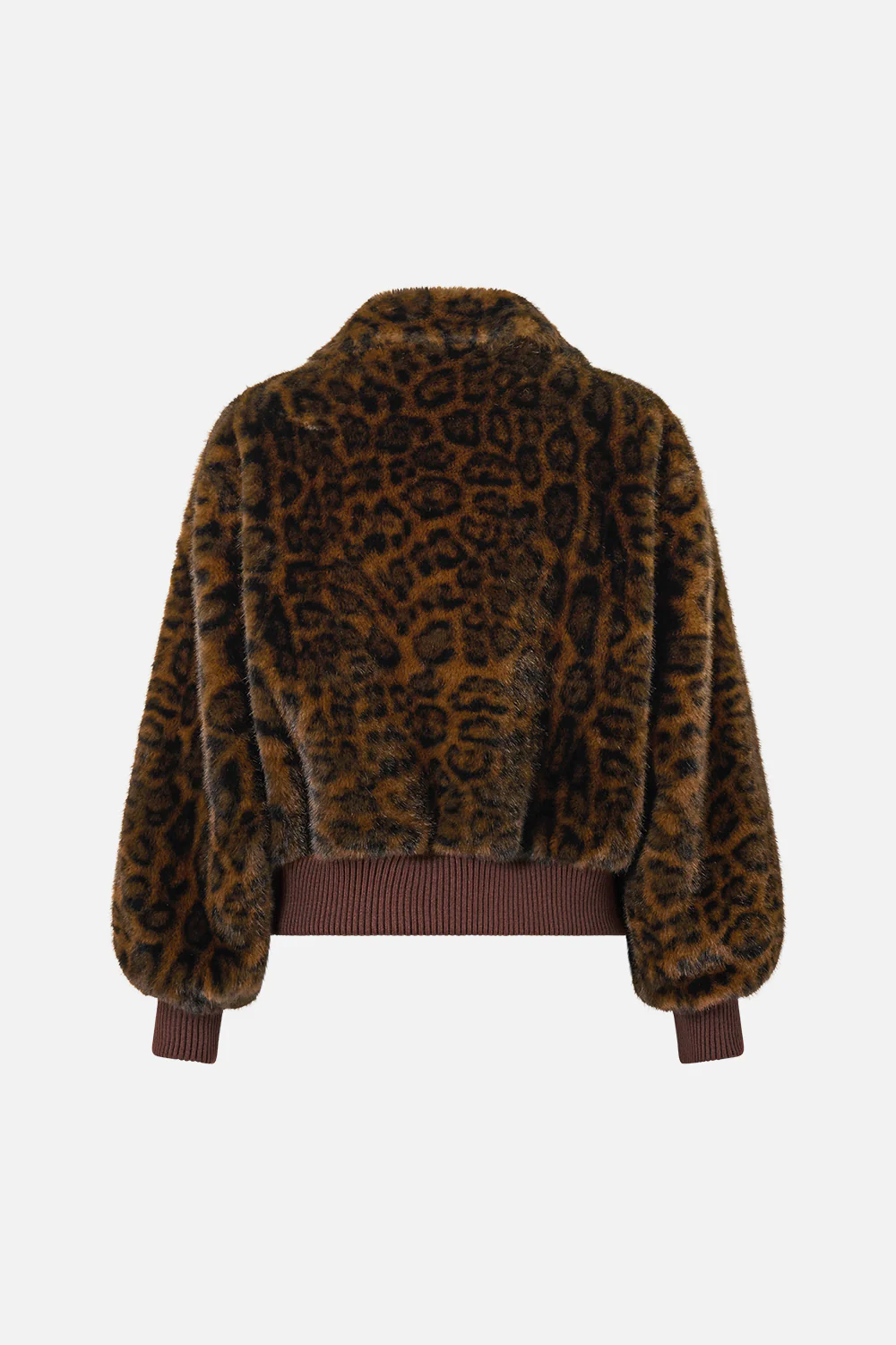 FAUX FUR BOMBER WITH POCKET DETAILS FIESTA, SIESTA, REPEAT - Image 2